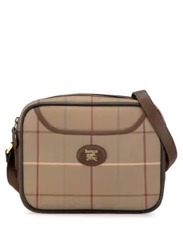 Burberry Pre-Owned: Коричневая сумка через плечо 