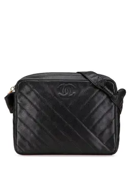 CHANEL Pre-Owned: Чёрная сумка через плечо 