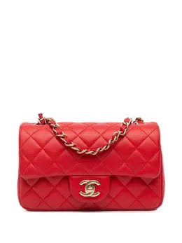 CHANEL Pre-Owned: Красная сумка через плечо 