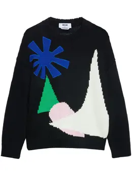 MSGM: Чёрный свитер 