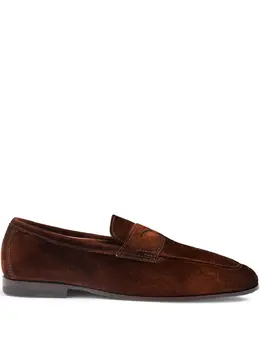 Santoni: Коричневые туфли 