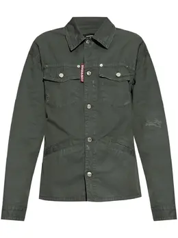 DSQUARED2: Тёмная рубашка 