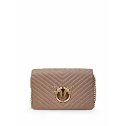 Pinko: Бежевая сумка 