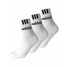 adidas: Белые носки  Stripes