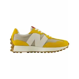 New Balance: Жёлтые кроссовки  327