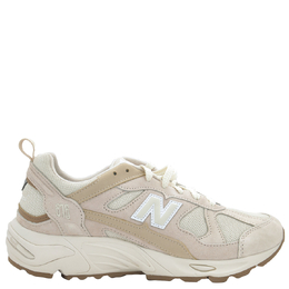 New Balance: Бежевые кроссовки 