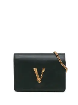 Versace Pre-Owned: Чёрная сумка через плечо 