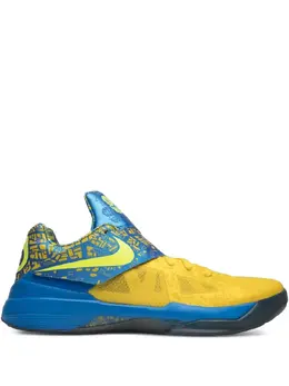 Nike: Голубые кроссовки  Zoom KD 4