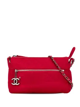 CHANEL Pre-Owned: Красная сумка через плечо 
