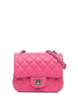CHANEL Pre-Owned: Розовая сумка через плечо 