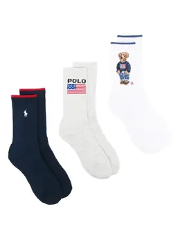 Polo Ralph Lauren: Белые носки 