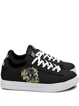 Versace Jeans Couture: Чёрные кроссовки 