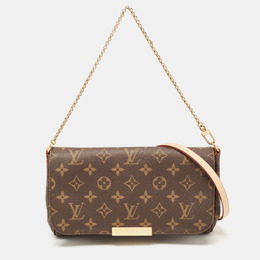 Louis Vuitton: Коричневая сумка 