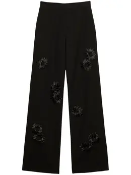 MSGM: Брюки с растительным принтом 