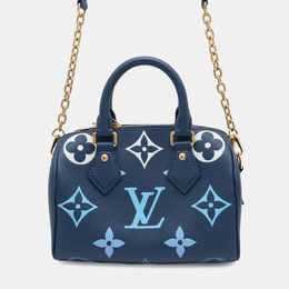 Louis Vuitton: Голубая сумка  Speedy