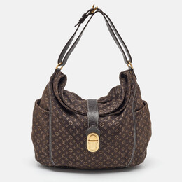 Louis Vuitton: Коричневая сумка 