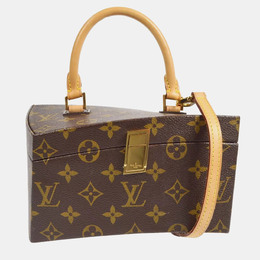 Louis Vuitton: Коричневая сумка 
