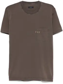 Fay: Футболка с принтом 