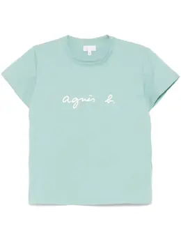 agnès b.: Зелёная футболка 