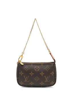 Louis Vuitton Pre-Owned: Коричневая сумка 
