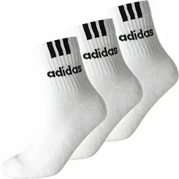 adidas: Белые носки  Stripes