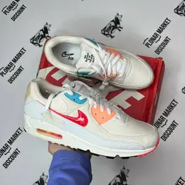 NIKE: Белые кроссовки  Air Max 90