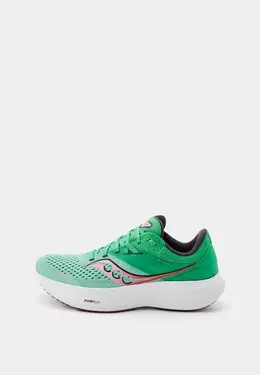 Saucony: Зелёные кроссовки 