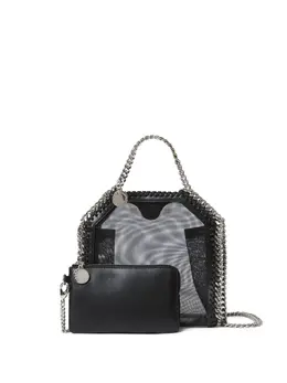 Stella McCartney: Чёрная сумка  Falabella Mini