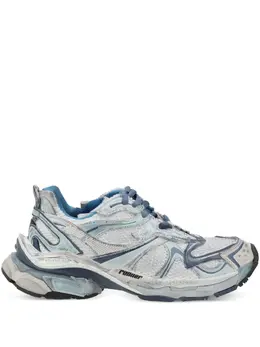 Balenciaga: Белые кроссовки  Runner