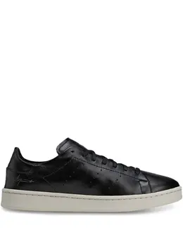 adidas: Чёрные кроссовки  Stan Smith