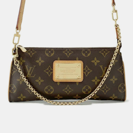 Louis Vuitton: Коричневая сумка 