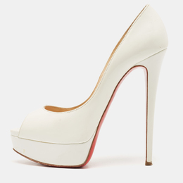 Christian Louboutin: Белые туфли 