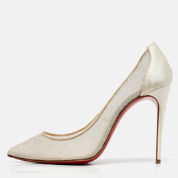 Christian Louboutin: Белые туфли 