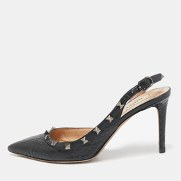 Valentino: Чёрные туфли  Rockstud