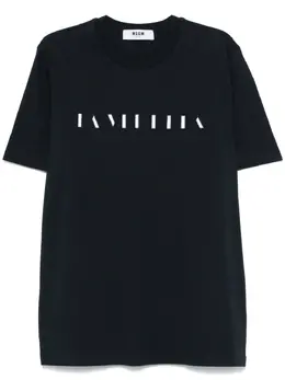 MSGM: Синяя футболка 