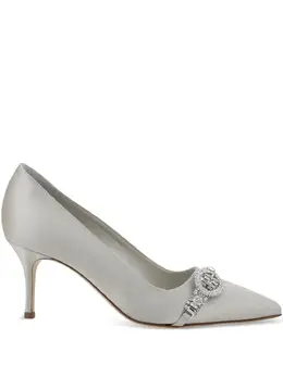 Manolo Blahnik: Светлые туфли 