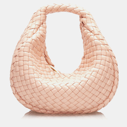 Bottega Veneta: Розовая сумка  Intrecciato