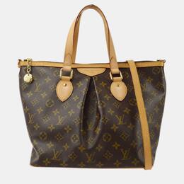 Louis Vuitton: Коричневая сумка-шоппер 