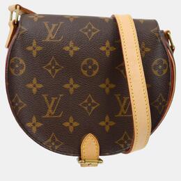 Louis Vuitton: Коричневая сумка 