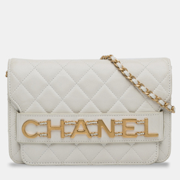 Chanel: Белый кошелёк 