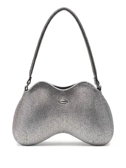 Diesel: Серебристая сумка 