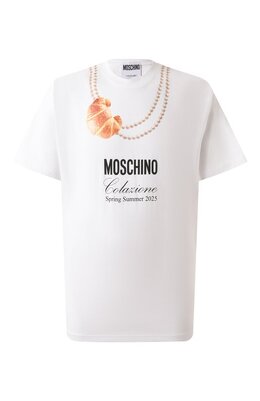 Moschino: Хлопковая футболка 