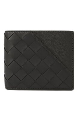 Bottega Veneta: Зелёный кошелёк 