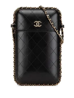 CHANEL Pre-Owned: Чёрная сумка через плечо 