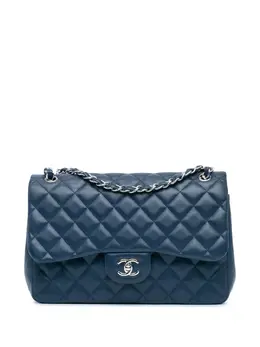CHANEL Pre-Owned: Голубая сумка 