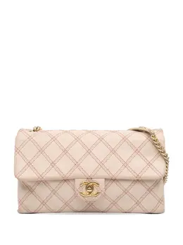 CHANEL Pre-Owned: Коричневая сумка через плечо 