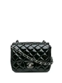 CHANEL Pre-Owned: Чёрная сумка через плечо 