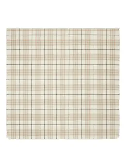 Burberry: Бежевый шарф 
