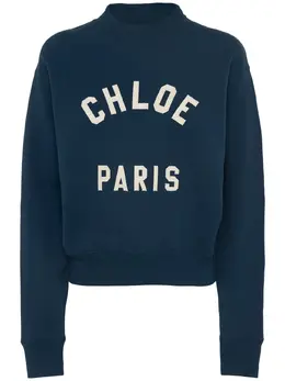 CHLOÉ: Хлопковый свитшот 