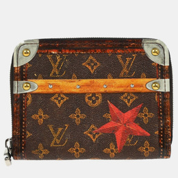 Louis Vuitton: Коричневый кошелёк  Zippy